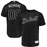 Detroit Tigers Majestic 2019 Players' Weekend Flex Base Roster Customized Black Jersey